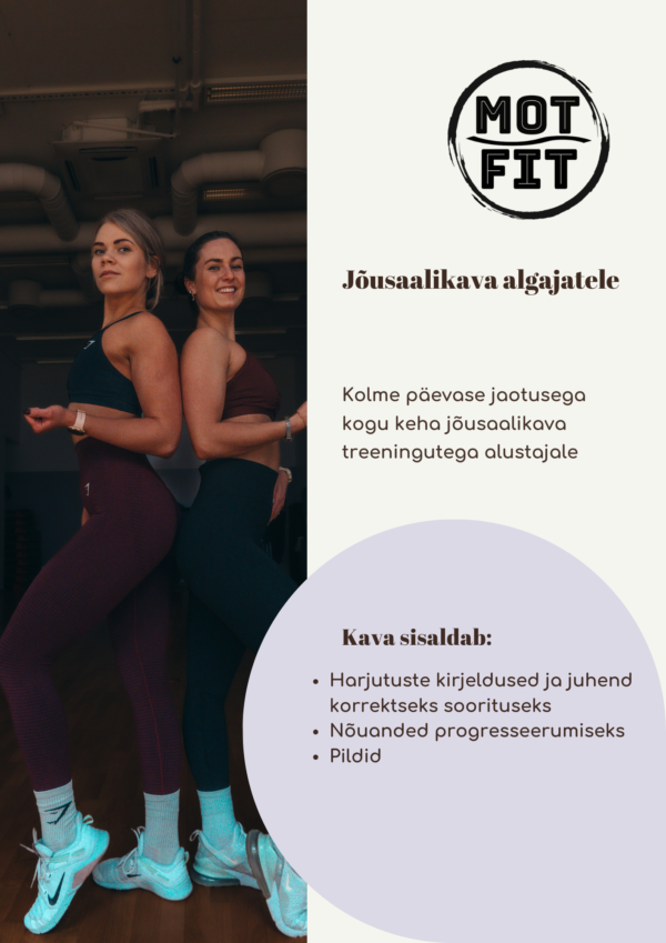 MotFit jõusaalikava algajatele - Image 2